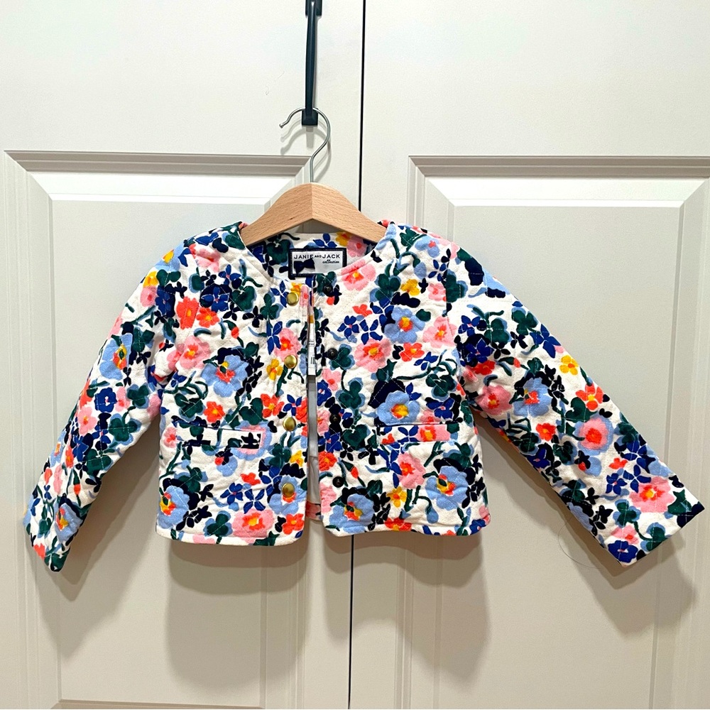 Janie and Jack Floral Blazer